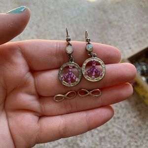 Peace Sign earring set